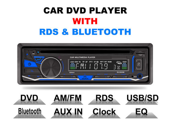 China Parte dianteira fixa estereofônica do painel do ruído do reprodutor de DVD do carro de Bluetooth entrada auxiliar da única fornecedor