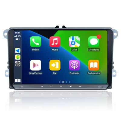 Carro estereofônico Carplay estereofônico do ruído do dobro de Carplay do carro de uma VW Android de 9 polegadas para o golfe Polo Passat